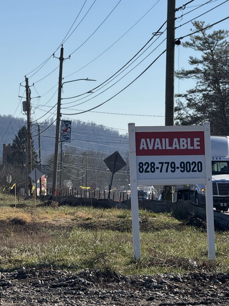 Built by JCS Commercial construction sign