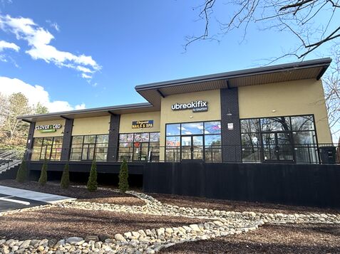 8 Weaverville Highway shopping center construction Woodfin NC